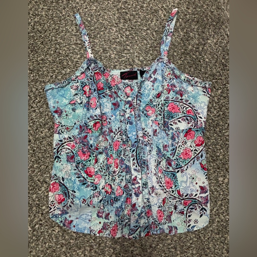 Vintage Torrid Floral Paisley Tank Top Size 1